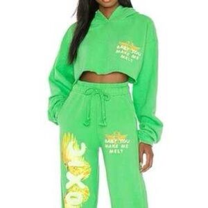 BOYS LIE SZ SM TWO PEICE TOXIC LOVE GREEN